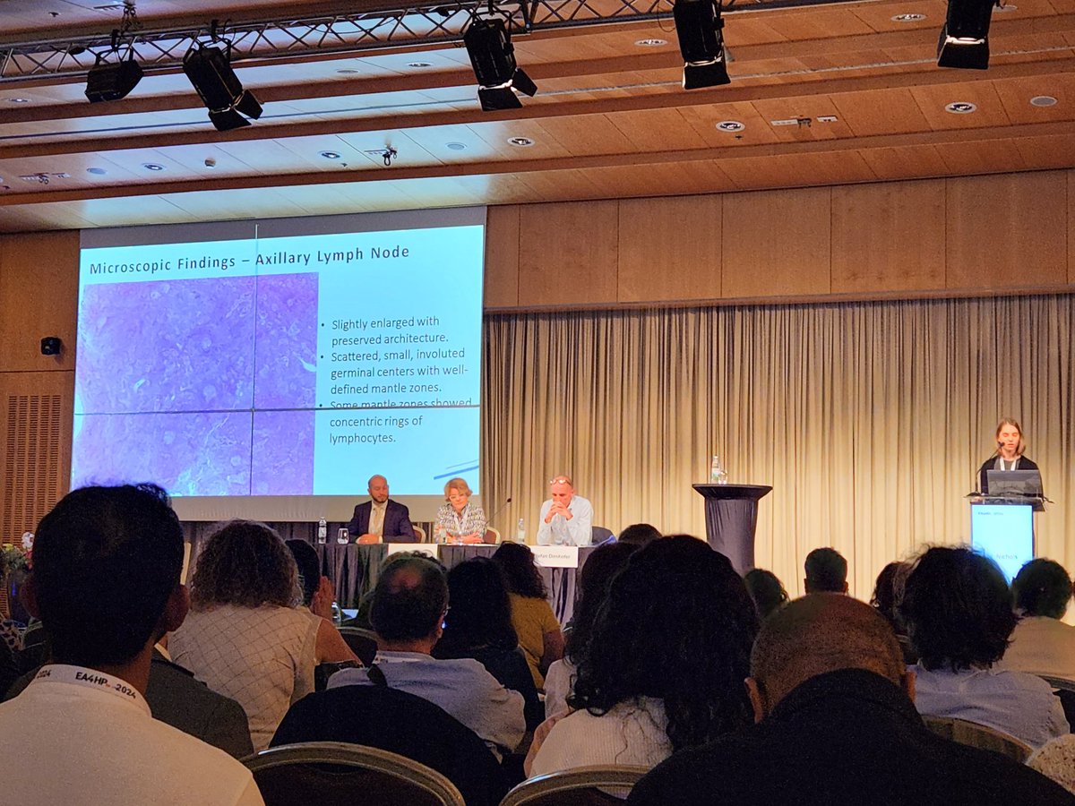 Beautiful presentation by <a href="/DrMNichols/">Meredith Nichols, MD</a> of a case of iMCD TAFRO #hemepath #EA4HP