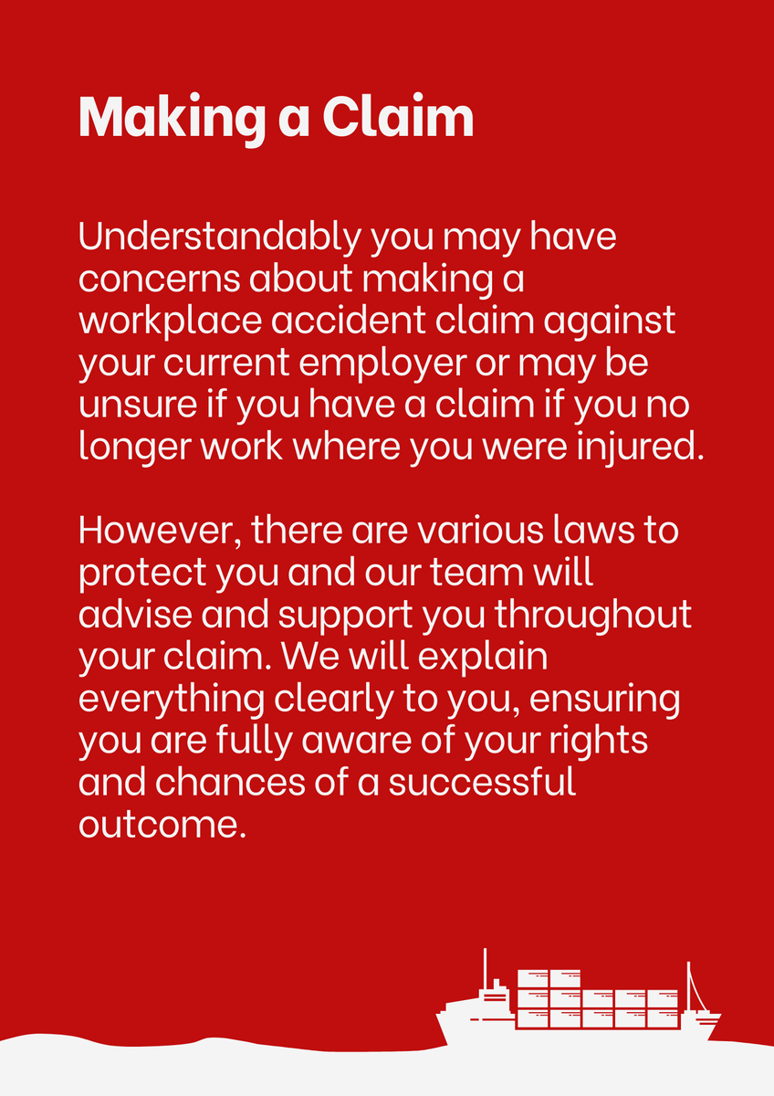 🚢 Shipping &amp; Dockyard Accidents 🚢
 
Some jobs and workplaces are inherently more dangerous than others. Shipping and Dockyards are no exception and can often result in life changing, debilitating and sometimes even fatal injuries. 🤕