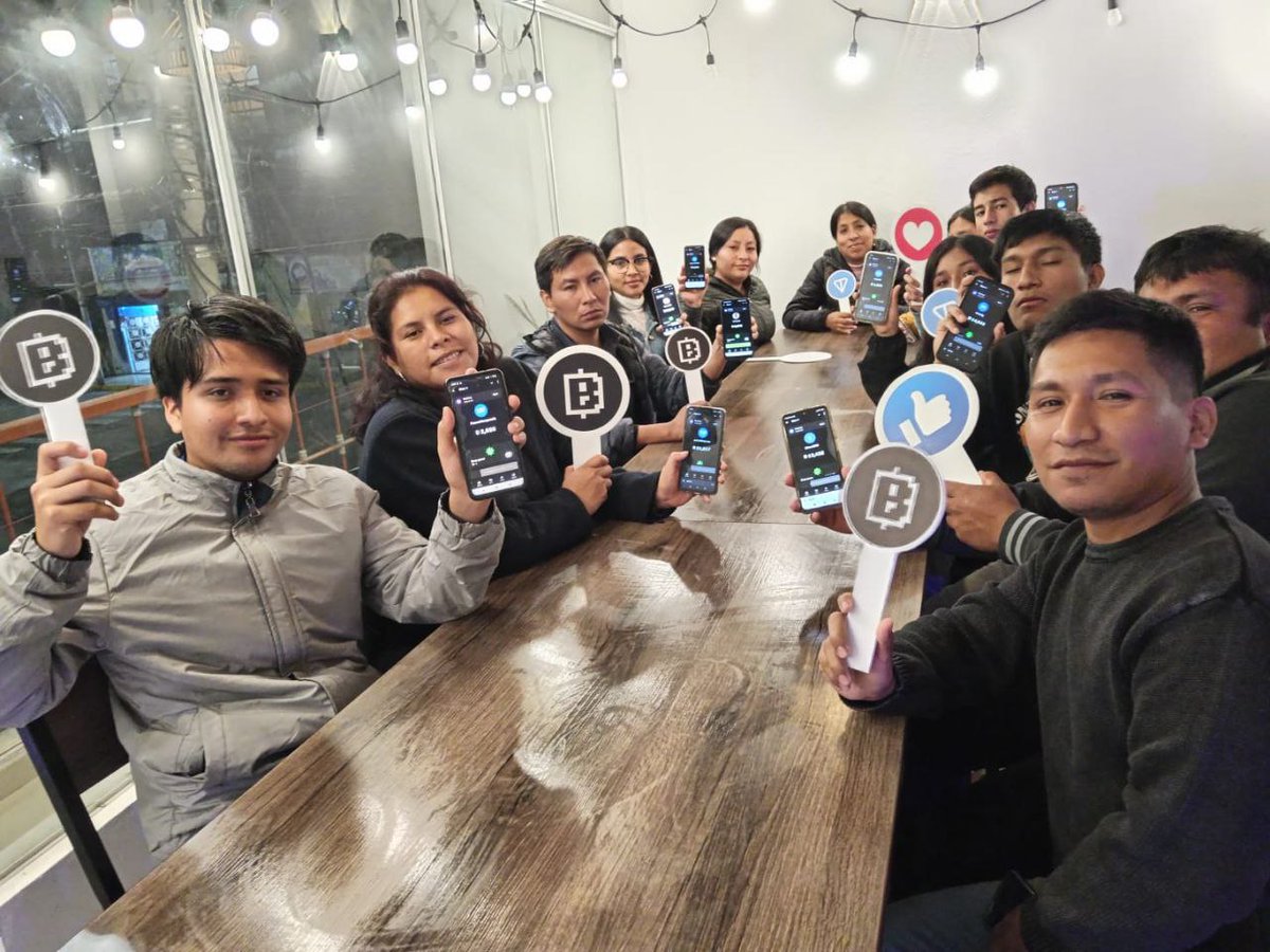 blumcrypto's tweet photo. GM from Peru, Blum fam! ✨🫶 

Our crew over there just threw down a mini Blum event! 

Y’all keep spreading the vibes — Peru, we see you! 💙

Drop your flag in the comments and rep where you’re from! 🌍👇 https://t.co/Ur6stXhCQD