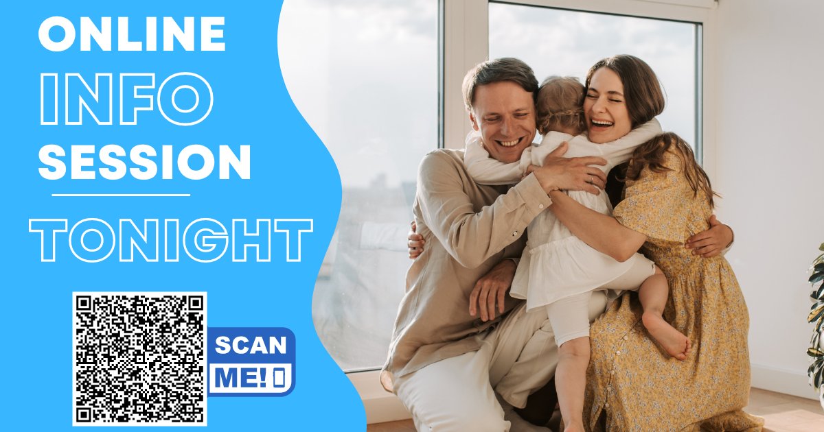 Who's ready to find out about fostering?

Wherever you are on your journey, attending our session at 7:30pm will allow you to get your questions answered.

Tune in to hear from one of our experienced foster carers, as our colleagues walk you through the fostering process💙