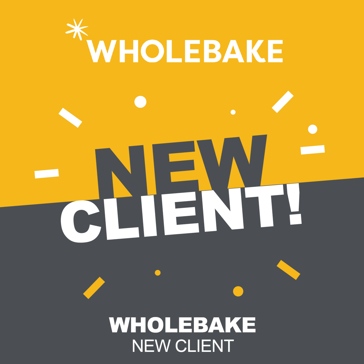 We're thrilled to be working with Wholebake, supporting them with their digital projects!