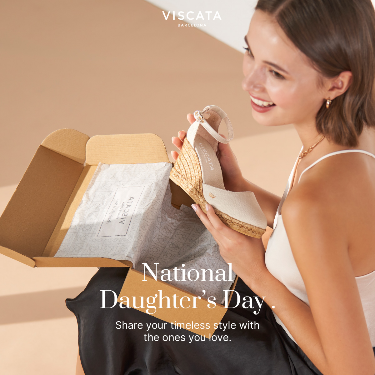 This National Daughters Day, honor your bond with a gift of Viscata elegance.

Use code CELEBRATEDAUGHTERS15 for 15% off, and make this day one to remember.

bit.ly/4gxxnG6
.
.
.
#daughtersday #viscata #espadrilles #wedges #ss24