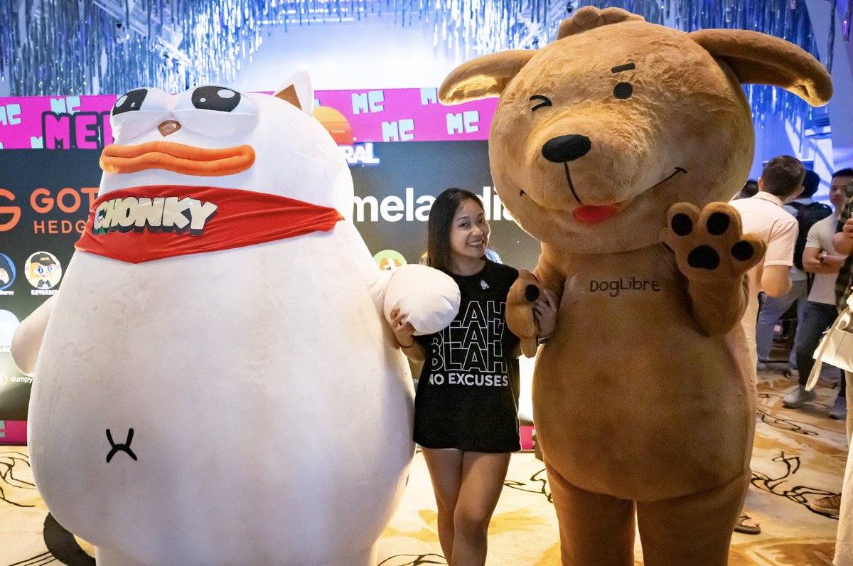 We just wanted to say a huge thank you to everyone again who attended MEMECON! ❤️

​We ended up seeing 2600+ degens walk through the doors and 6000+ on our livestream attend virtually at the Grand Ballroom, JW Marriott on the Saturday the 21st of September! 👀

​It was amazing to