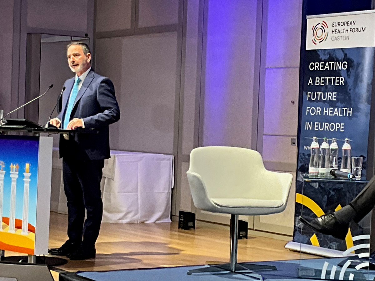 EU_Health's tweet photo. Director @marsemo speaking at #EHFG2024 today:
The shortages of health professionals are not just a challenge for the health systems, but for the whole society. The health workforce is at the core of the European #HealthUnion.
#EU4Health https://t.co/JwezOzRgYv