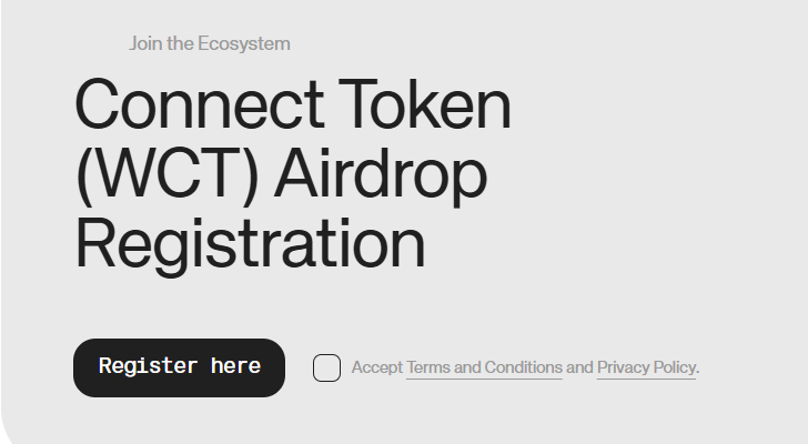 Crypto_Soch's tweet photo. @WalletConnect The Connect Token (WCT) Airdrop is here! 🪂

🚀 Season 1 Airdrop Registration is Live

🔗 Open: https://t.co/T9jWtYZwOL
👉 Connect your wallet &amp; select MetaMask (choose all options)
👉 Add your email &amp; connect your GitHub account

✅ Claim: Nov
⏳ Reg Ends: 18 Oct https://t.co/D8usCga1FW