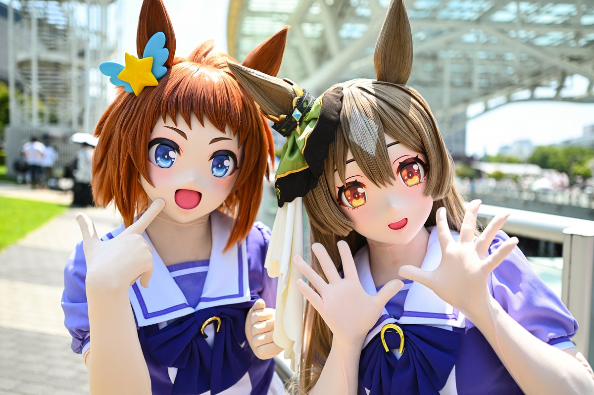 nora912_kig's tweet image. ￣￣￣￣￣￣￣￣￣￣￣￣￣￣￣
「ビコーちゃんだぞっ！！」
「ダ、ダイヤちゃんだぞ……」
＿＿＿＿＿＿＿＿＿＿＿＿＿＿＿

🪽 @nora912_kig
♦️ @hiiragi_renna7 
📸 @butcher_jfk 

#kigurumi #WCS2024
#コスサミ #コスサミ2024