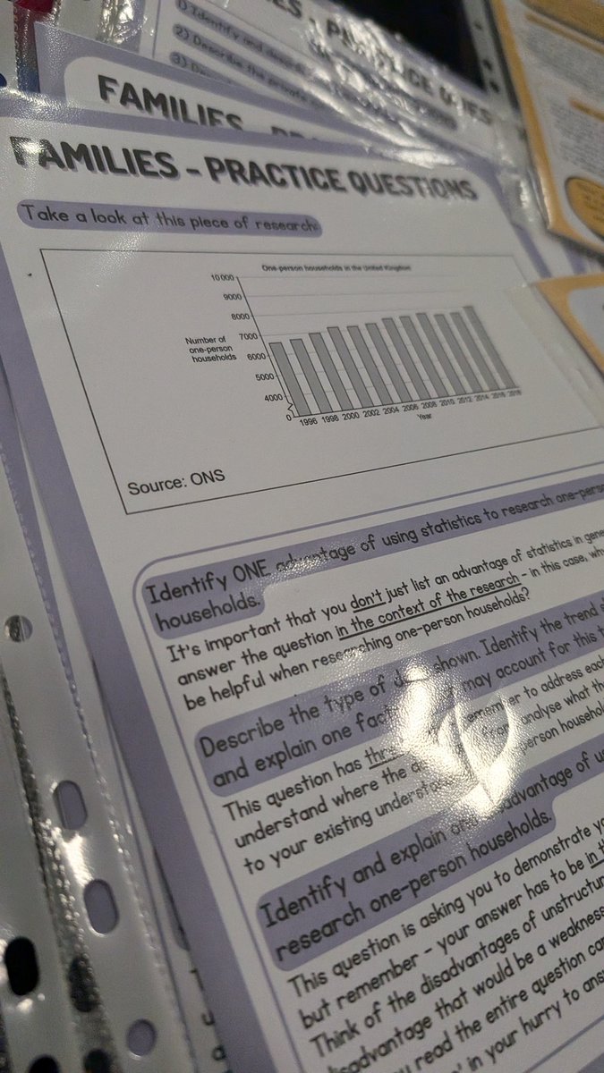 Can't believe we're looking at exam questions already 🤯 we'll both be sad when Sociology is over at the end of May!