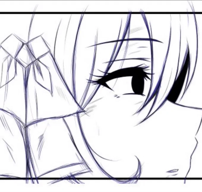 頑張って描いてます。 