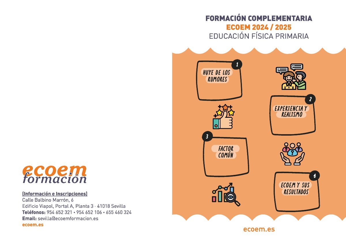ecoem_sa's tweet image. #FormaciónComplementaria – #EducaciónFísica de #Primaria #Maestros i.mtr.cool/kvuosbampi