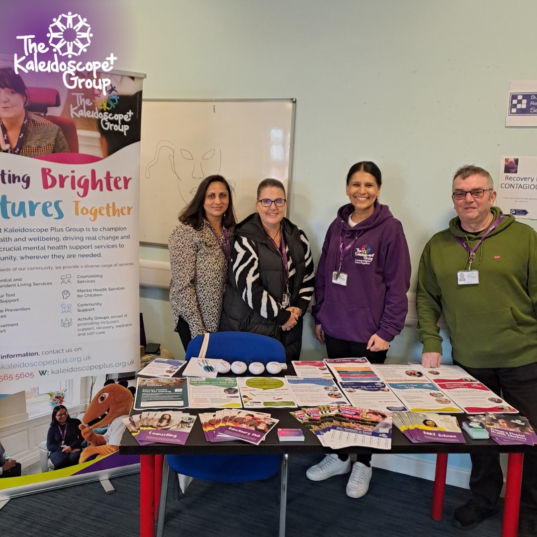 Kaleidoscope_PG's tweet photo. The KPG team are at the @cranstounsand open day event today. Come say hello and discover our range of wellbeing services.
#teamkpg #wellbeingservices #mentalhealth https://t.co/H36z8DOEch