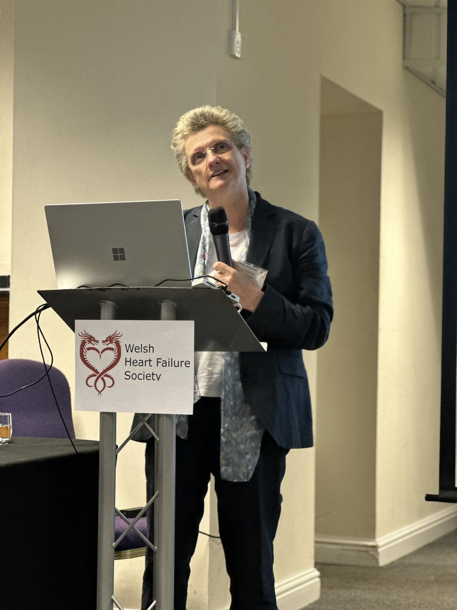 WelshHFSoc's tweet photo. 👤 “The best of times in Heart Failure”
Prof. @TheresaMcDonag3 delivering the history of modern day Heart Failure services. #WHFS24 https://t.co/xBtSy6cXlp