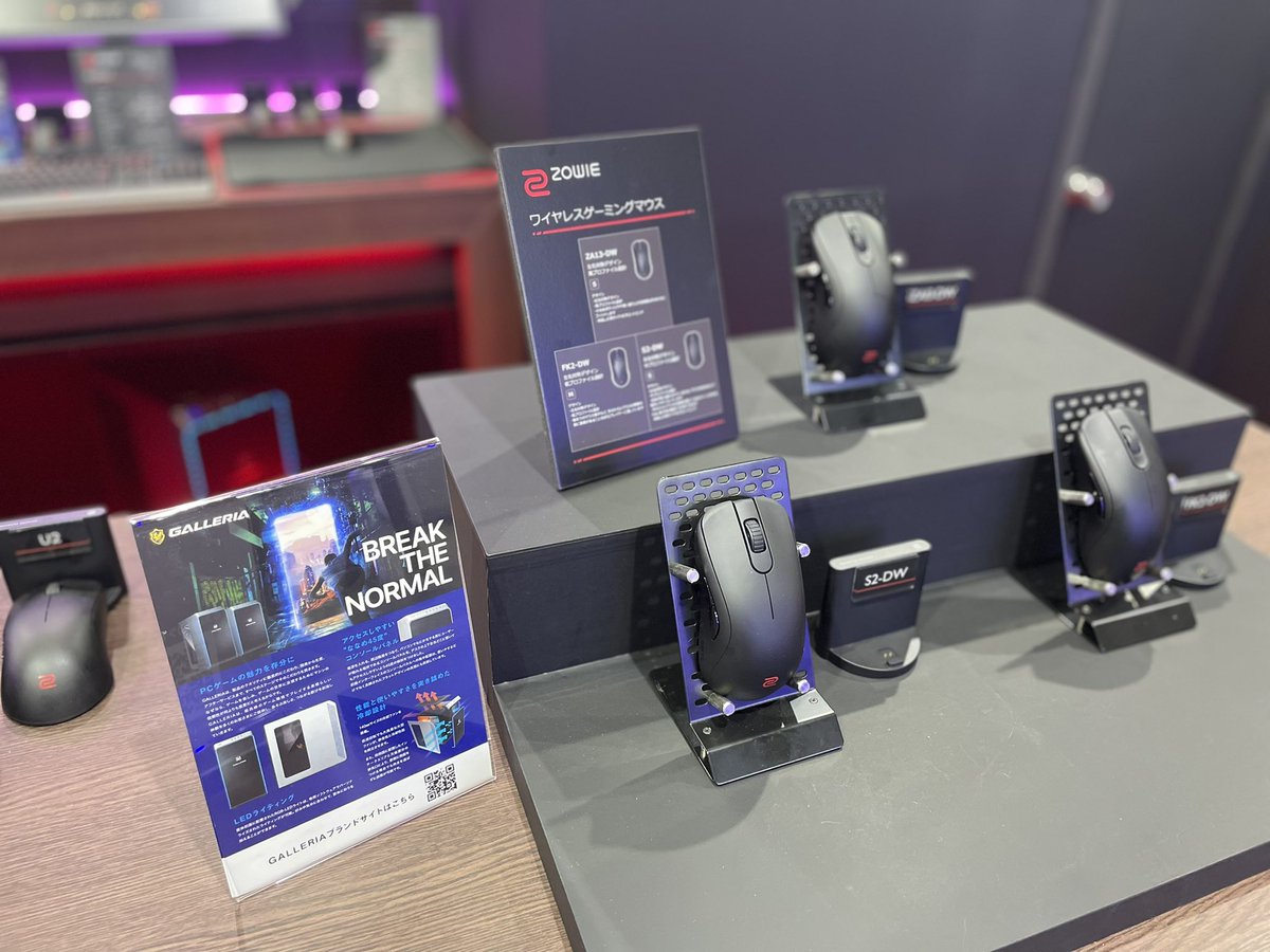 【イベント】
#TGS2024 のZOWIEブース用意が完了いたしました！！

#ガレリア 様から協賛としてPCのお貸出しもしていただいております！👀
PCの性能の良さを是非ご体感くださいませ！👍

明日からブースにて皆さまのお越しをお待ちしております！✨

#ZOWIEinTGS2024 #ZOWIE #BenQ