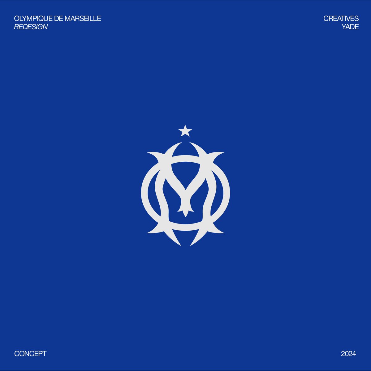 vbsignx's tweet photo. 🔥 Nouveau logo OM pour ses 125 ans ? 🔵⚪

J'ai réinventé l'identité de l'@OM_Officiel !
• Héritage respecté
• Design audacieux
• Prêt pour le futur

Votre avis ? 👀
 #OM #football #OM125 #olympiquedemarseille #TeamOM #Design #Logo #concept #branding https://t.co/MzTfXW2vkv