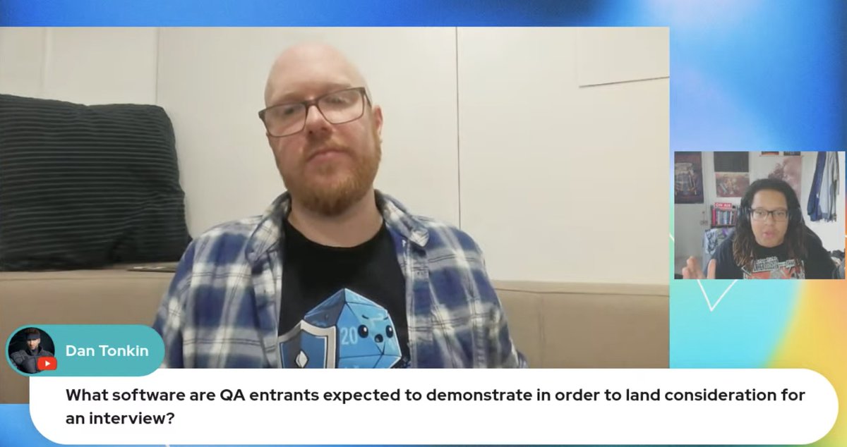 Seek (@cursed_nomad) on Twitter photo Again with <a href="/intogamesHQ/">Into Games</a> - Thinking of more QA testing work after David's (<a href="/Roll_7/">Roll7</a>) session. Some 'very' relatable moments shared from <a href="/kev_davey83/">Kevin Davey</a> - this guy's worked on awesome stuff, so.. YES... Reassuring + THAAANK you Kat (<a href="/Popelady/">Kat - Say hi to me in @TeamFOLON</a>) on the ambiguities of marketing.
#gaming Again with <a href="/intogamesHQ/">Into Games</a> - Thinking of more QA testing work after David's (<a href="/Roll_7/">Roll7</a>) session. Some 'very' relatable moments shared from <a href="/kev_davey83/">Kevin Davey</a> - this guy's worked on awesome stuff, so.. YES... Reassuring + THAAANK you Kat (<a href="/Popelady/">Kat - Say hi to me in @TeamFOLON</a>) on the ambiguities of marketing.
#gaming
