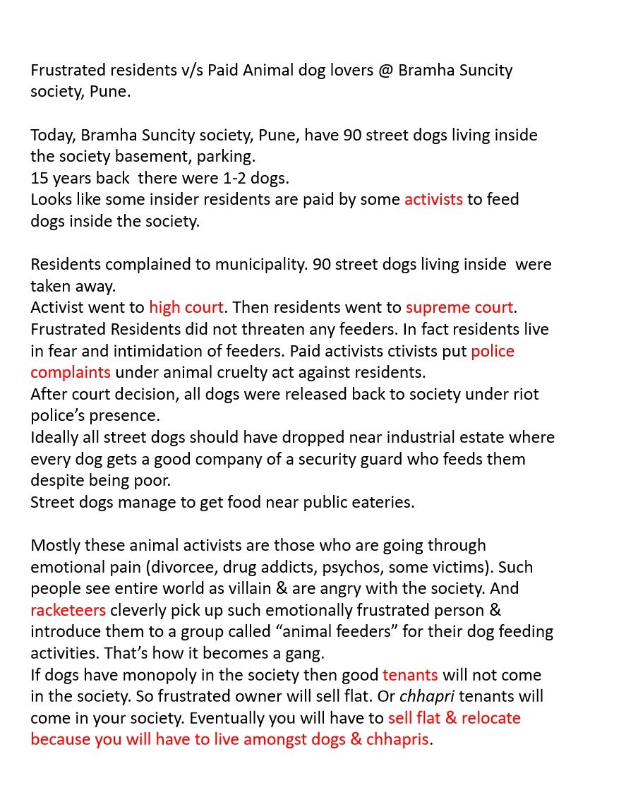 mitech666's tweet photo. #StreetDog tips for societies / cities. 
Print &amp; paste in society premises.
Awareness via education.
#Pets #Dogs #Cats #AnimalWelfare #Pune 
@WagholiHSA @WWFWagholi @NewKalyaniNagar @KhswaPune @Kharadicivic @Kharadiresiden1 @NIBMFORUM @HIRWA_Hinjawadi https://t.co/q10X2DlupW