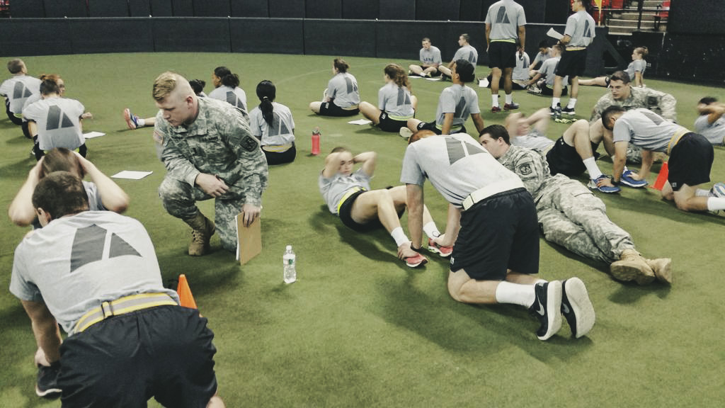 #TBT

Take a look at this throwback of UMD Cadets knocking out the APFT inside Cole Field House back in 2014.

 #ArmyROTC #ROTC #LeadershipExcellence #FearTheTurtle #UMD #GoArmy #Army #Military #Maryland #CadetCommand #Terps