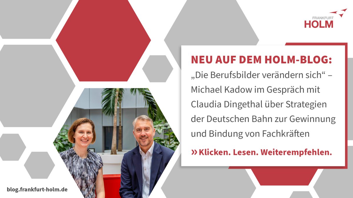 Hier dreht sich alles um den Fachkräftemangel. Claudia Dingethal, Interimsleiterin Strategische Personalentwicklung Deutsche Bahn AG, erzählt im Interview, welche Strategien die DB verfolgt, um Fachkräfte zu gewinnen.
Viel Spaß beim Lesen! tinyurl.com/4fvmaxe7
#humanresources