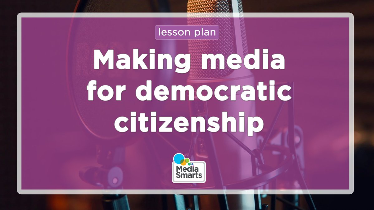 September 30 is International #PodcastDay!  
 
In this free lesson plan, Grade 11-12 students will learn to create their own video podcasts to present balanced, unbiased perspectives on global issues: mediasmarts.ca/lessonplan/mak…