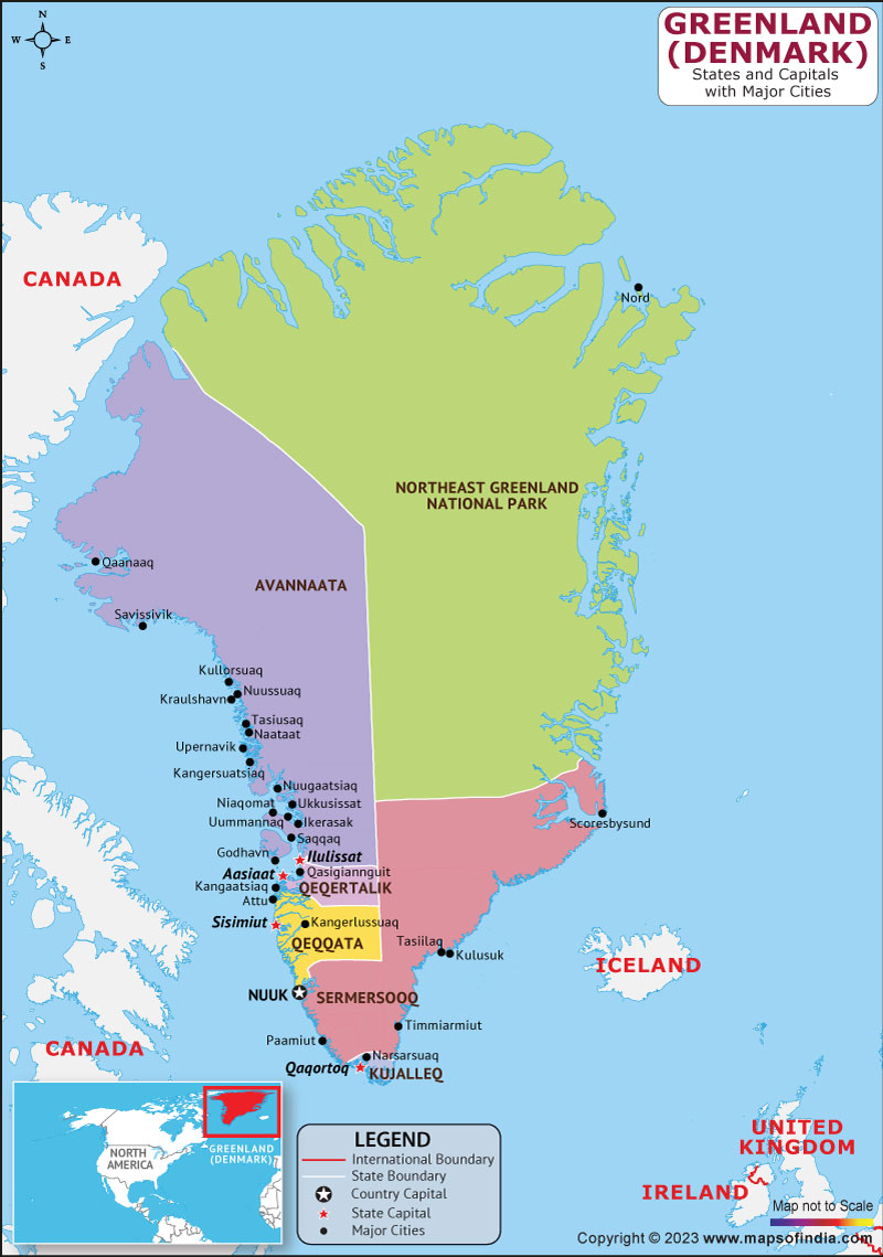 MapsofIndia's tweet photo. #Greenland is the world's biggest island and is known for its vast landscapes of glaciers and ice sheets, as well as its unique wildlife, including polar bears and whales.
Here is a #map of Greenland.
https://t.co/nO2gieONmO
#nature #Artic #Travel #nland #Denmark #MapsOfIndia https://t.co/iaBL8Pgs8E