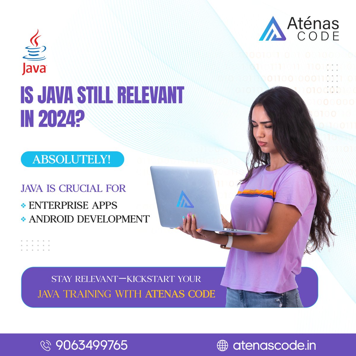 atenascodehyd's tweet image. At Atenas Code, we offer expert Java training to help you master this essential language and stay ahead in the competitive tech landscape. Future-proof your career by building on the strong foundation of Java!
#atenascode #javaprogramming #codingin2024 #javadevelopment #tech