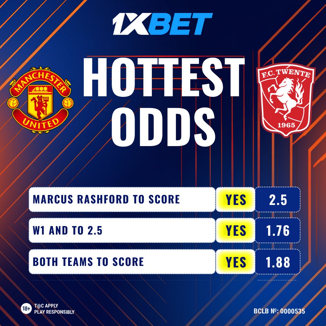 1xbetkenya_'s tweet image. Get ready for some thrilling clashes today🔥

Check out the hottest odds for these upcoming matches:
▫️Manchester United vs. Twente
▫️Dynamo Kyiv vs. Lazio

Which team do you think will come out on top? ⬇️

#1xBet #FootballOdds #ManchesterUnited #Twente #DynamoKyiv #Lazio