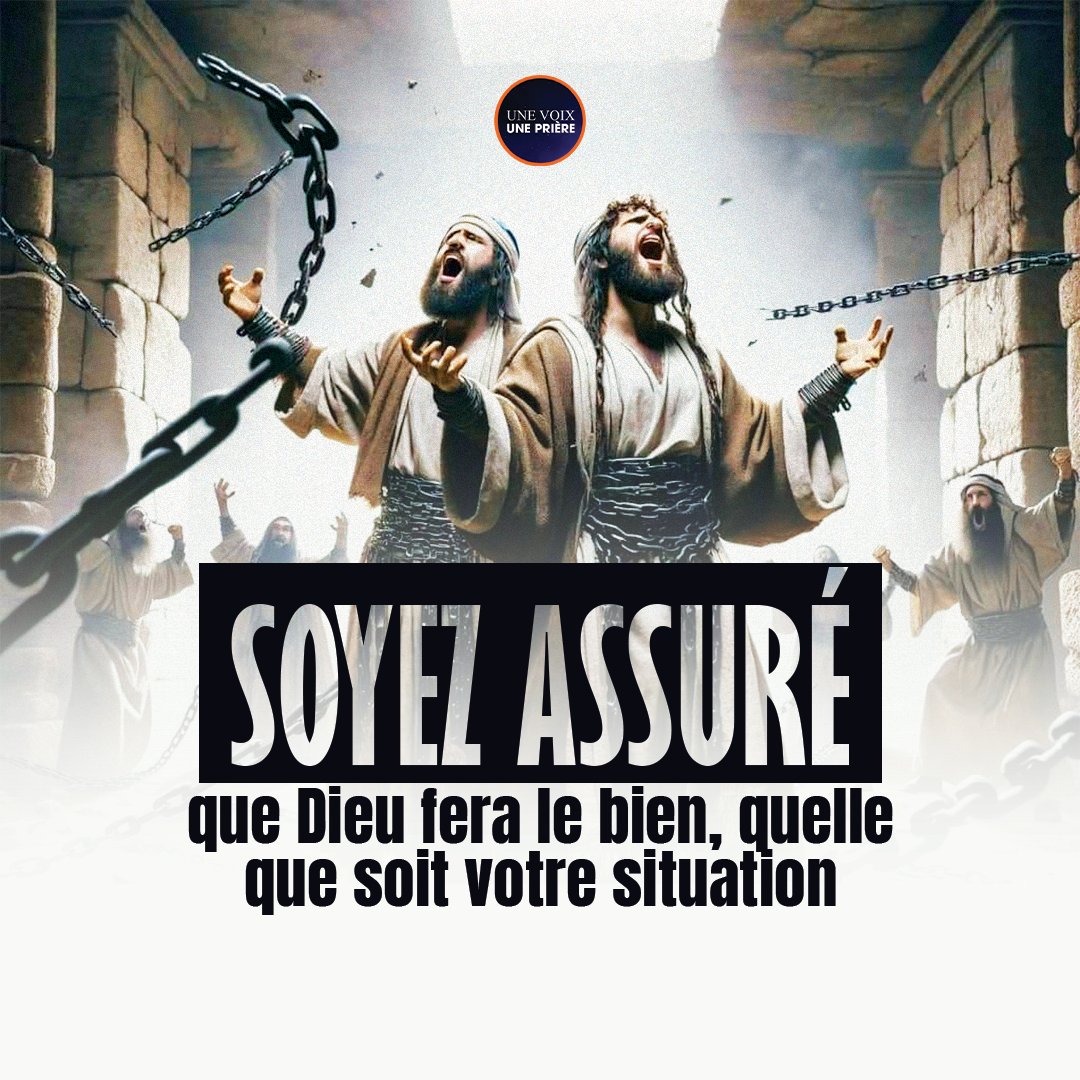 onevoiceonepray's tweet photo. Soyez assuré que Dieu fera le bien, quelle que soit votre situation. Videz votre esprit des ténèbres et des doutes. https://t.co/ZJEltnG8CG