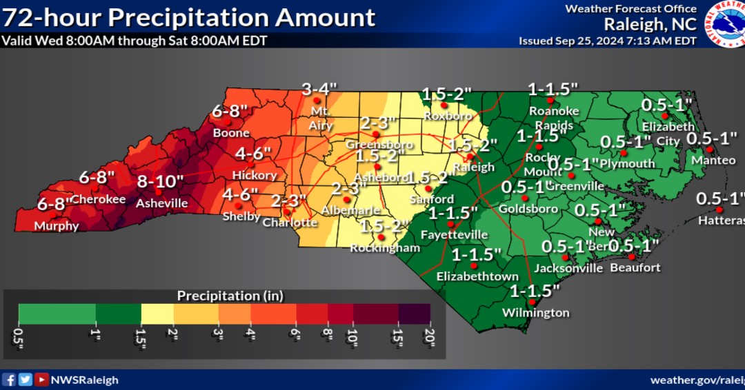 NCDOT tweet media