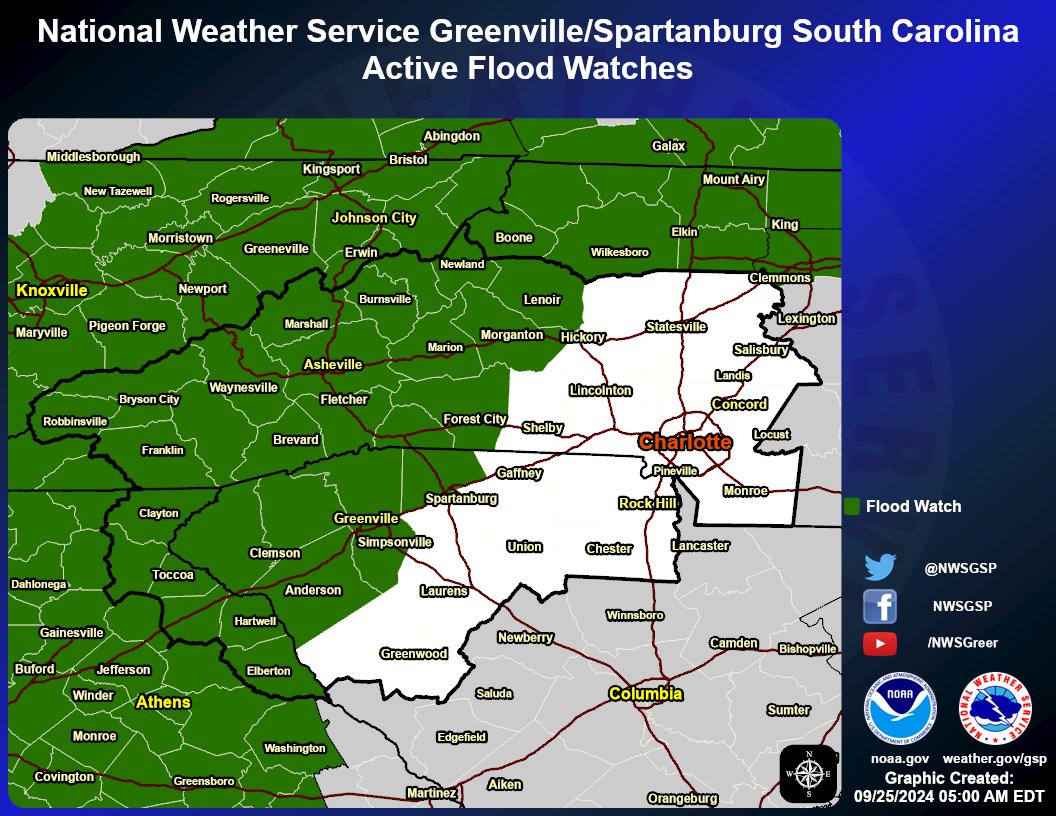 NWS GSP tweet media