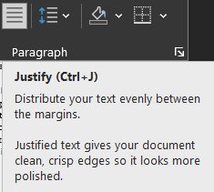 The first time a teacher told me to justify my text I wrote an additional conclusion on my report. What she really meant...
