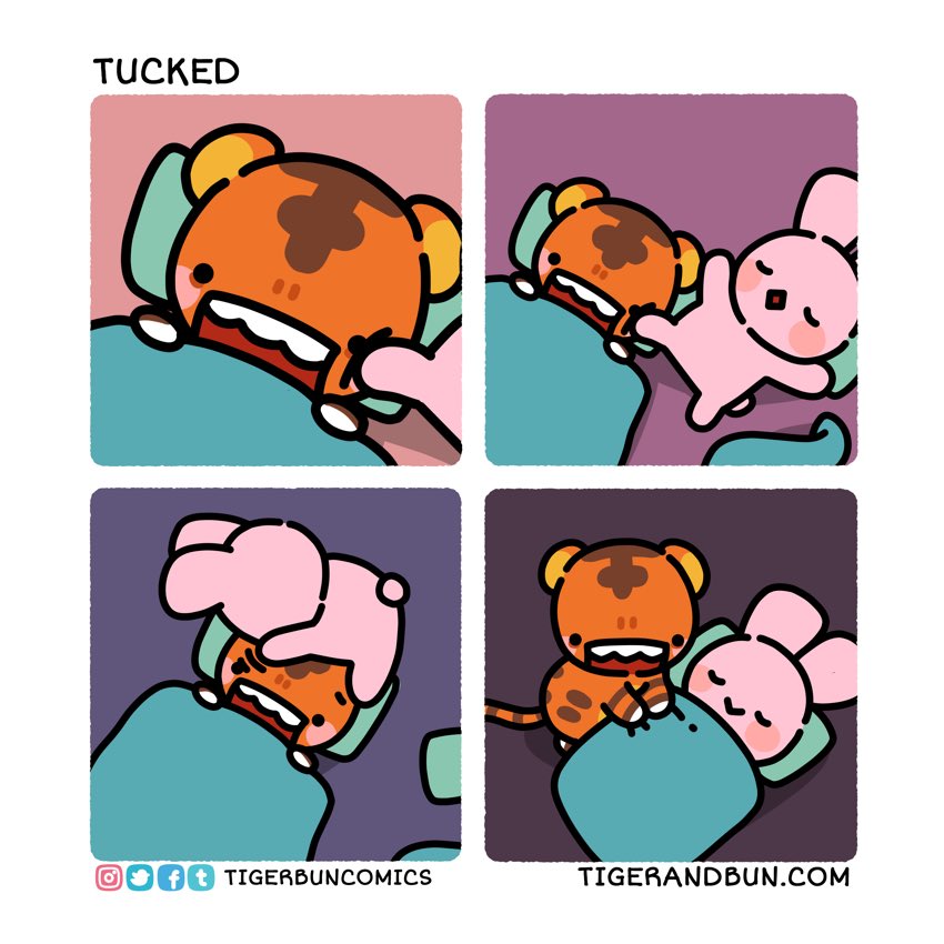 And stay in!! 🐯🐰😴