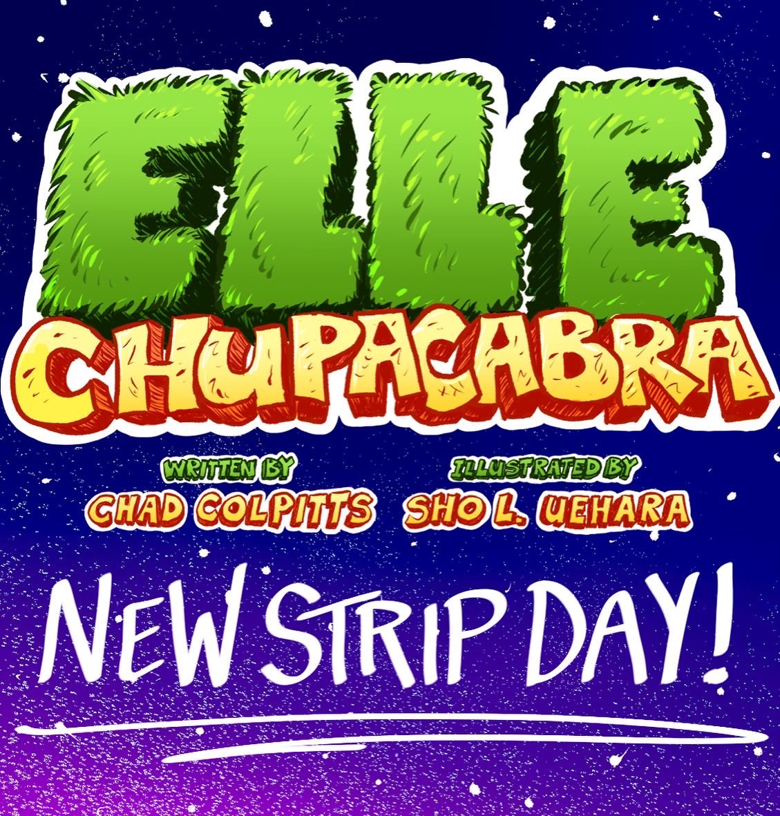 TiCComics's tweet image. Guess what’s been thrown up on the site? No not this guys lunch . . . The new Elle Chupacabra strip! 

Go to tongueincheekcomics.com or shouehara.com to check it out. 

This strip is illustrated and lettered by @ShoKeepsDrawing and written by @streakercomics