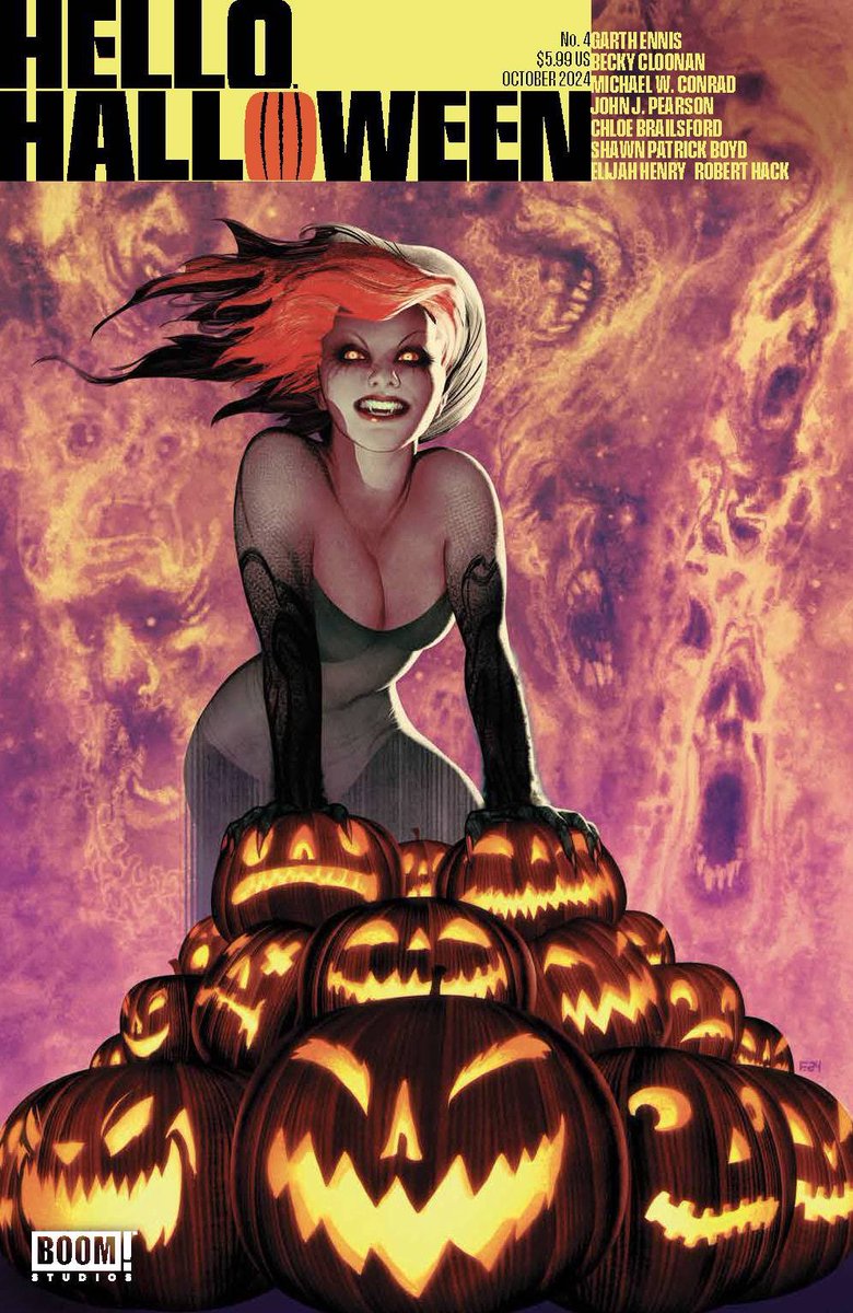Bryce Carlson (@brycercarlson) on Twitter photo HELLO DARKNESS #4 Hello Halloween Variant Cover art by the incredible <a href="/frazerirving/">Frazer Irving</a> and a special logo by <a href="/hellomuller/">Tom Muller</a>.
An absolute must for spooky season.
HELLO DARKNESS #4 on sale 10/23/24 from <a href="/boomstudios/">BOOM! Studios</a> HELLO DARKNESS #4 Hello Halloween Variant Cover art by the incredible <a href="/frazerirving/">Frazer Irving</a> and a special logo by <a href="/hellomuller/">Tom Muller</a>.
An absolute must for spooky season.
HELLO DARKNESS #4 on sale 10/23/24 from <a href="/boomstudios/">BOOM! Studios</a>