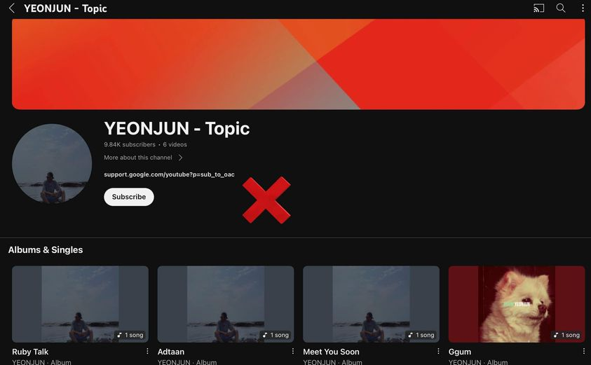 gnkiwa's tweet photo. YEONJUN’s Topic has been hacked and GGUM audio has been hidden please fix it urgently! @YoutubeMusic @Youtube @TXT_Bighit @RepublicRecords @BIGHIT_MUSIC https://t.co/exbnYtfGnJ