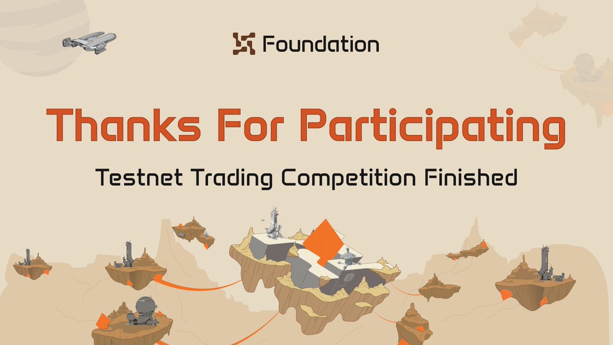 foundation_nw's tweet image. The Testnet Competition was a resounding success.
We got some great input and put our systems through some serious stress testing.
Please check the leaderboard here:
foundation.network/testnet-compet…
Make sure to reach out to us on Discord if you have any questions about it.…