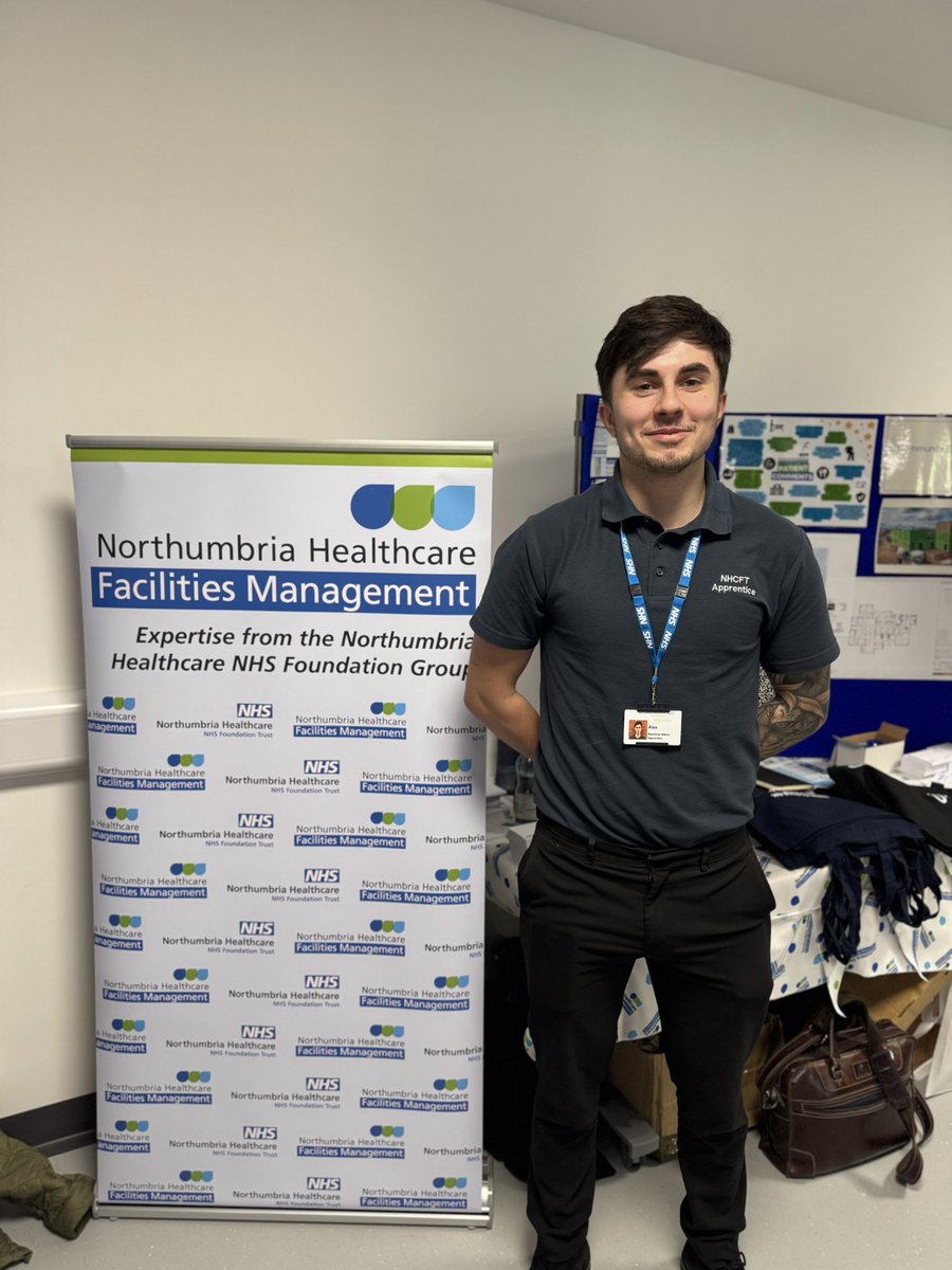 NHSScottD's tweet photo. Great to call by the Community Services celebration event with teams to see the fantastic work being done across @NorthumbriaNHS 

Special shout out to our NHFM team and our apprentice Alex who has been supporting the team on the Community Estate strategy and review. https://t.co/tFwlYkcnBR