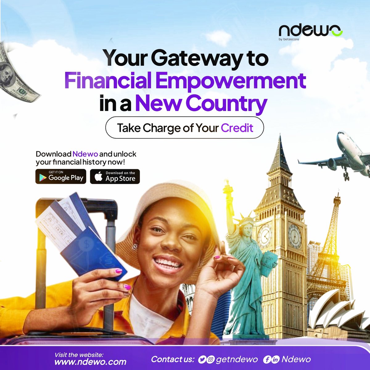getndewo's tweet photo. DID YOU KNOW? ๐ค
With Ndewo, you can:
- Access your full financial history
- Connect with essential financial services
- Gain insights into your creditworthiness
๐ฒ Download NDEWO now!
#Ndewo #BetaScoreFinance #FinancialServices #CreditHistory #MovingAbroad https://t.co/Fkq9cLaWIq