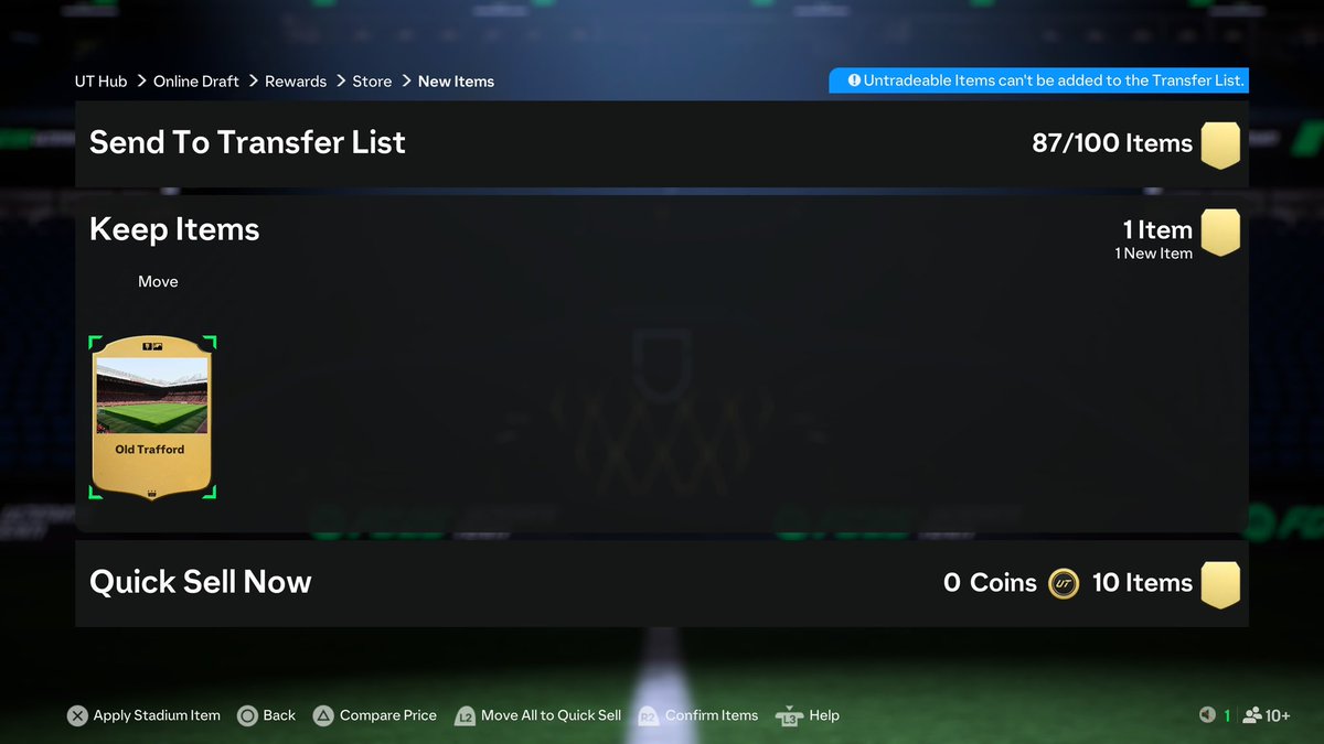 مهم مهم جدًا جدًا 🚨🚨

الملعب هذا اهم من تشكيلتك وقلتشاتك وتجارتك 👍

دايمًا مبارياته في الليل ومستوى الكام فيه جيد ✅

لا تستخسر الكوينز، جيبه لسلامة عينك 🤍