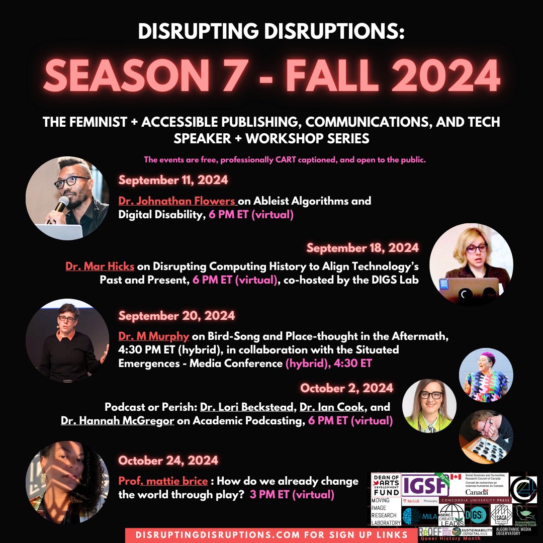 Ian M. Cook (@ianmickcook) on Twitter photo Looking forward to speaking about how if you don't podcast together then you will perish alone (fact). I will be speaking less than, but alongside, <a href="/lbeckste/">Lori Beckstead</a> and Hannah McGregor.
You can sign up for tickets here: eventbrite.com/e/podcast-or-p… Looking forward to speaking about how if you don't podcast together then you will perish alone (fact). I will be speaking less than, but alongside, <a href="/lbeckste/">Lori Beckstead</a> and Hannah McGregor.
You can sign up for tickets here: eventbrite.com/e/podcast-or-p…