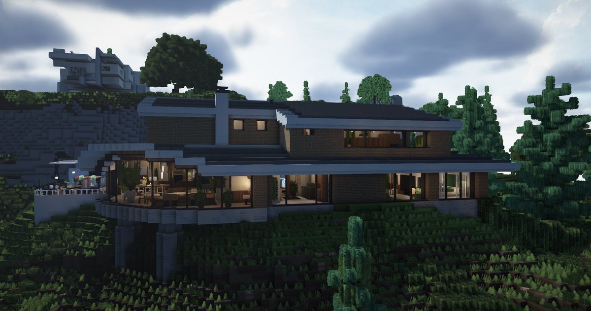 WoKServer's tweet image. Can we appreciate this modern mountain house by Ropezy? Amazing! 

Built on the World of Keralis server
IP: play.keralis.net

@WorldofKeralis @Minecraft 

#Minecraft #Minecraftbuilds #modernhouse