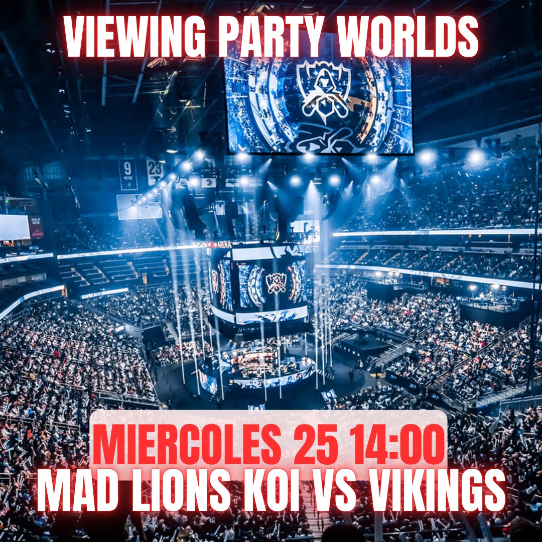 VIEWING PARTY DE WORLDS

VEN Y DISFRUTA DE VER ESTOS MUNDIALES COMO SE MERECE

ESTAREMOS HACIENDO DIRECTO DE LA VIEWING PARTY

twitch.tv/miguel_challen…