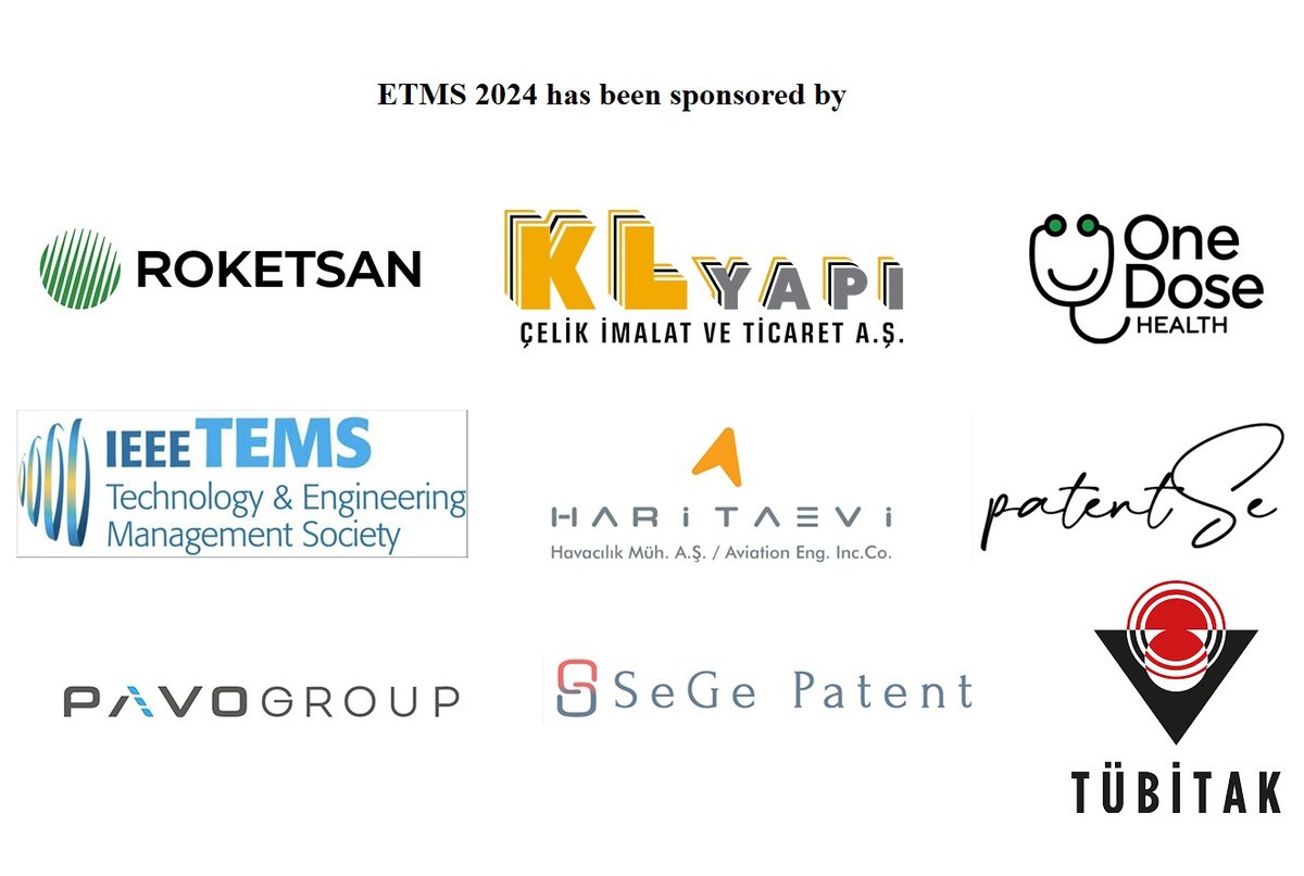 As the organizing committee of ETMS 2024, we extend our sincere thanks to all our sponsors for their invaluable support. Your contributions have been instrumental in making this event a success. Thank you for being a part of ETMS 2024!
#ETMS2024
#ETMS
#baskentuniversity