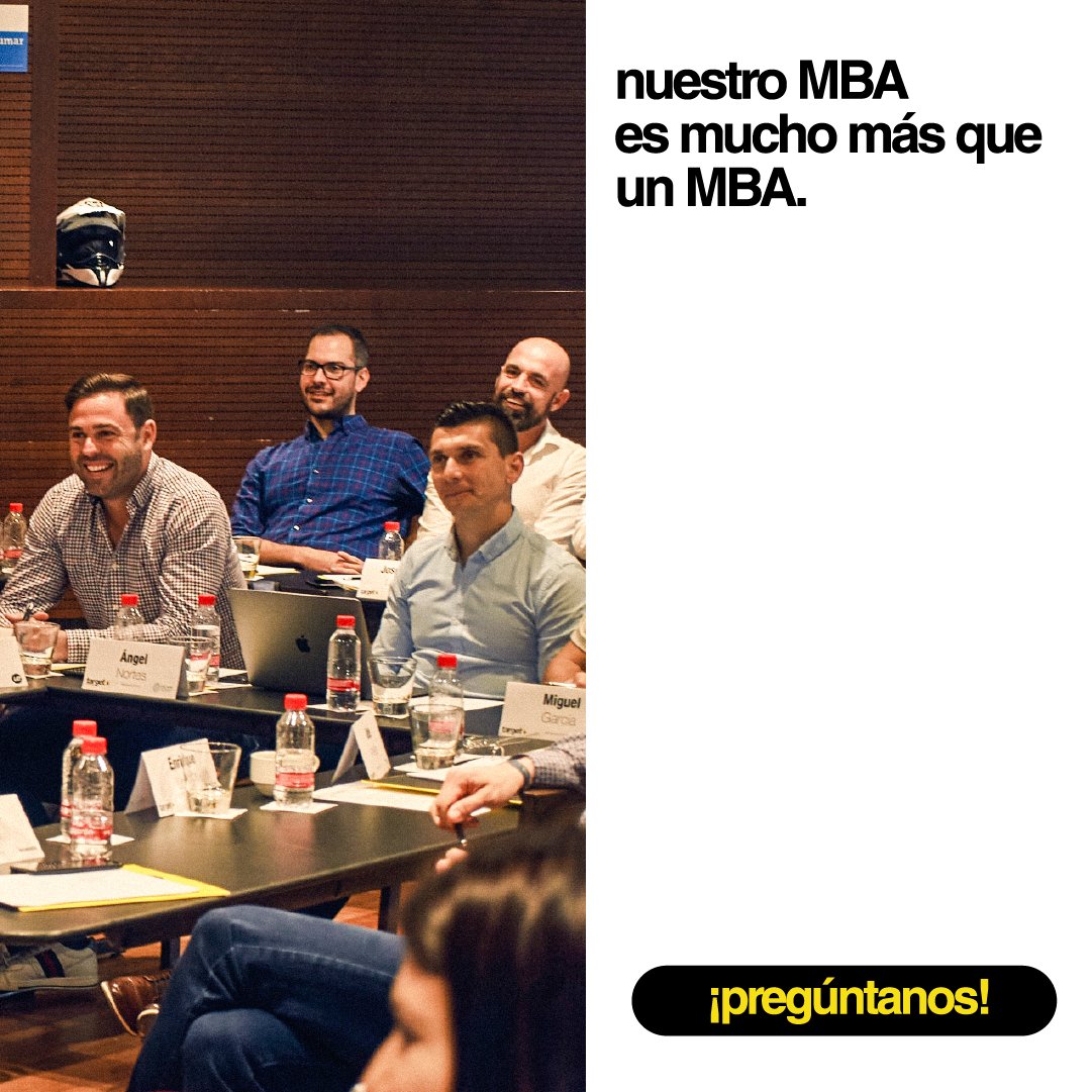 ¿Sientes que no tienes un rumbo concreto? El MBA Executive + IA de target te ayuda a crear el plan estratégico que necesitas.
 ¡Desarrolla tu potencial con un programa personalizado! #MBA #Liderazgo #IA