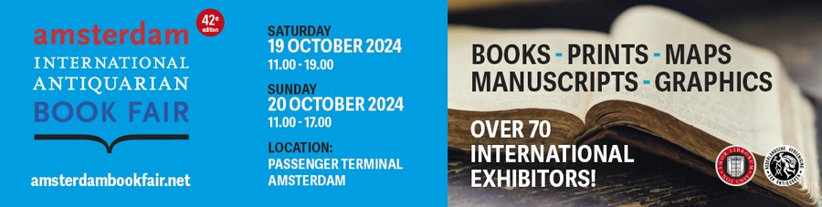 We're counting the days. Only 25 more to go before we open! We're very happy to present this year's exhibitors list. Over 70 dealers from all over the world will be present in #Amsterdam on October 19 and 20. Don't miss this!
amsterdambookfair.net/exhibitors/exh…

#bookfair #rarebooks