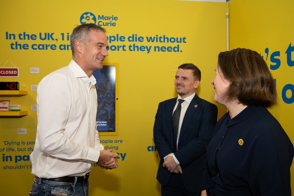 Demand for palliative and end of life care is rising, as our population ages 📈

It's so important that we can meet that growing need, and deliver the best possible support to everybody. 

Thank you for visiting us to hear more, <a href="/peterkyle/">Peter Kyle</a> 💛

📸© gus campbell photography