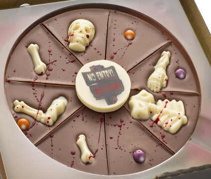 Our Halloween chocolate pizzas are perfect at a Halloween party or for a fun evening with the family and come ready cut into 8 easy to eat slices so everyone can help themselves.
Perfect to share if you dare!
gourmetchocolatepizza.co.uk/halloween/hall…