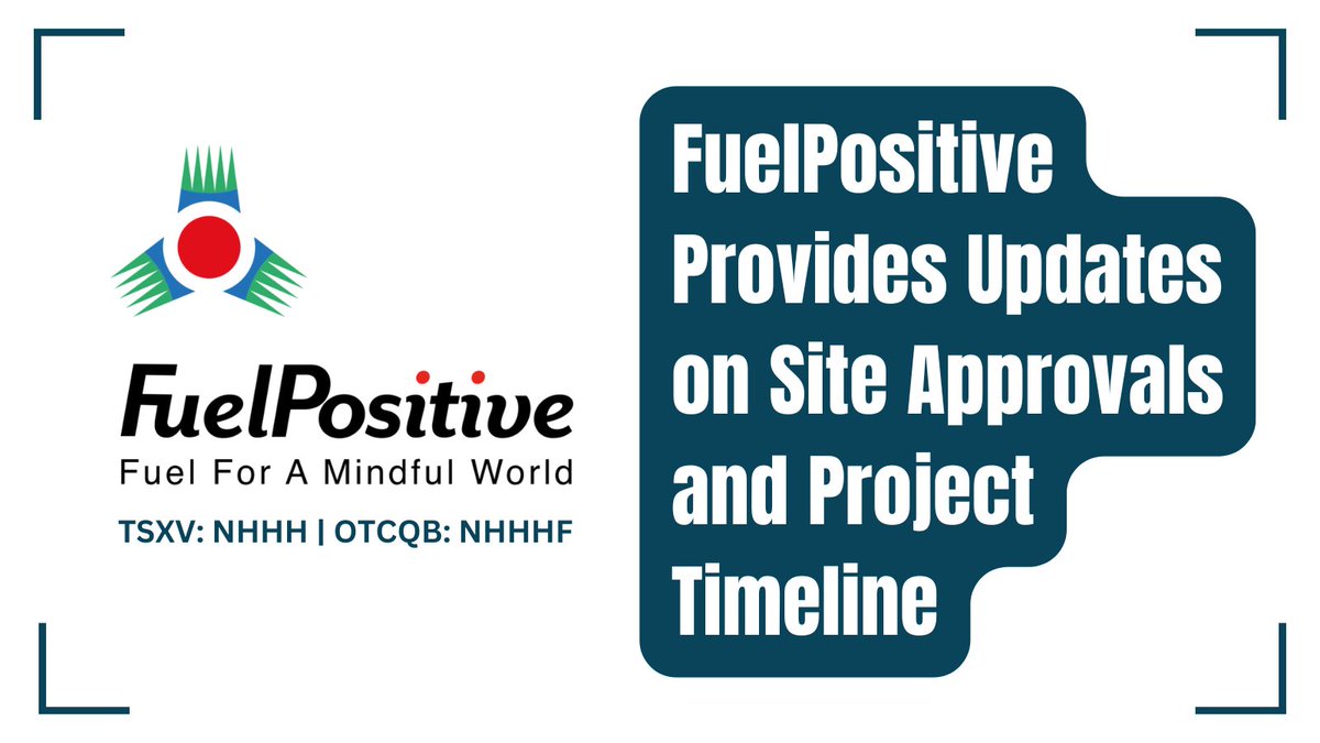 InvestorNewsCom's tweet photo. #FuelPositive Provides Updates on Site Approvals and Project Timeline https://t.co/iDttdITx3c 

#GreenAmmonia #Farming #GreenFertilizer #Fertilizer @Fuel_Positive $NHHH.V $NHHHF https://t.co/Auay9hgSPk