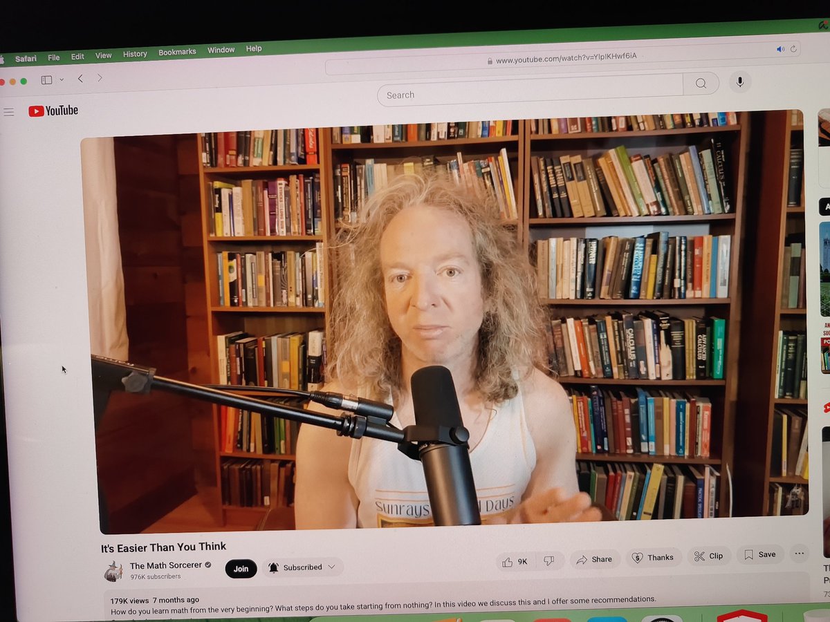 martinmrmar's tweet image. "It's Easier Than You Think" - a Math Sorcerer's vid on how to get started on learning math from the very beginning.
