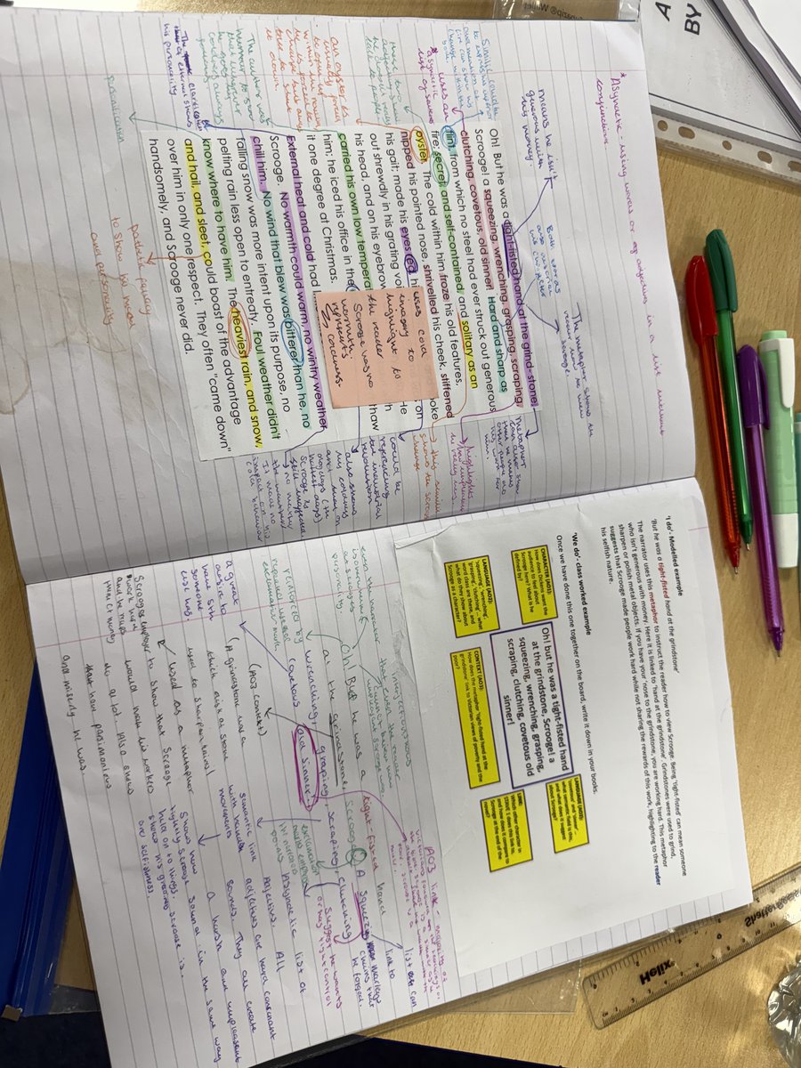 GirlsBolton's tweet photo. Bah! Humbug! Our Year 10s have been busy building on their contextual knowledge of Dickens' 'A Christmas Carol' and applying quotes to extended pieces of writing. #FutureWriters #BMGS #AChristmasCarol https://t.co/FpKse4s0sK