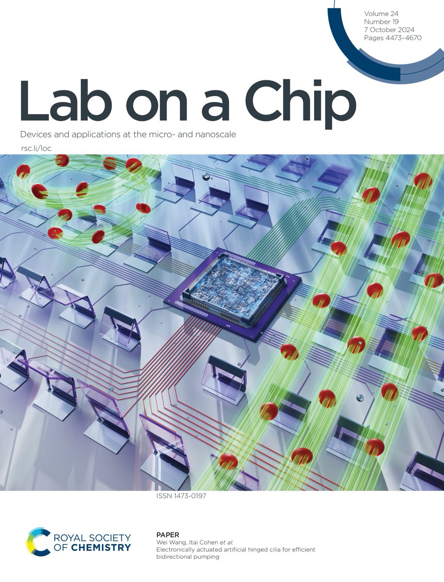 Lab on a Chip (@labonachip) on Twitter photo Electronically actuated artificial hinged cilia for efficient bidirectional pumping
#OpenAccess from Wei Wang & Itai Cohen et al. <a href="/CornellPhysics/">Cornell Physics</a>
pubs.rsc.org/en/content/art… Electronically actuated artificial hinged cilia for efficient bidirectional pumping
#OpenAccess from Wei Wang & Itai Cohen et al. <a href="/CornellPhysics/">Cornell Physics</a>
pubs.rsc.org/en/content/art…