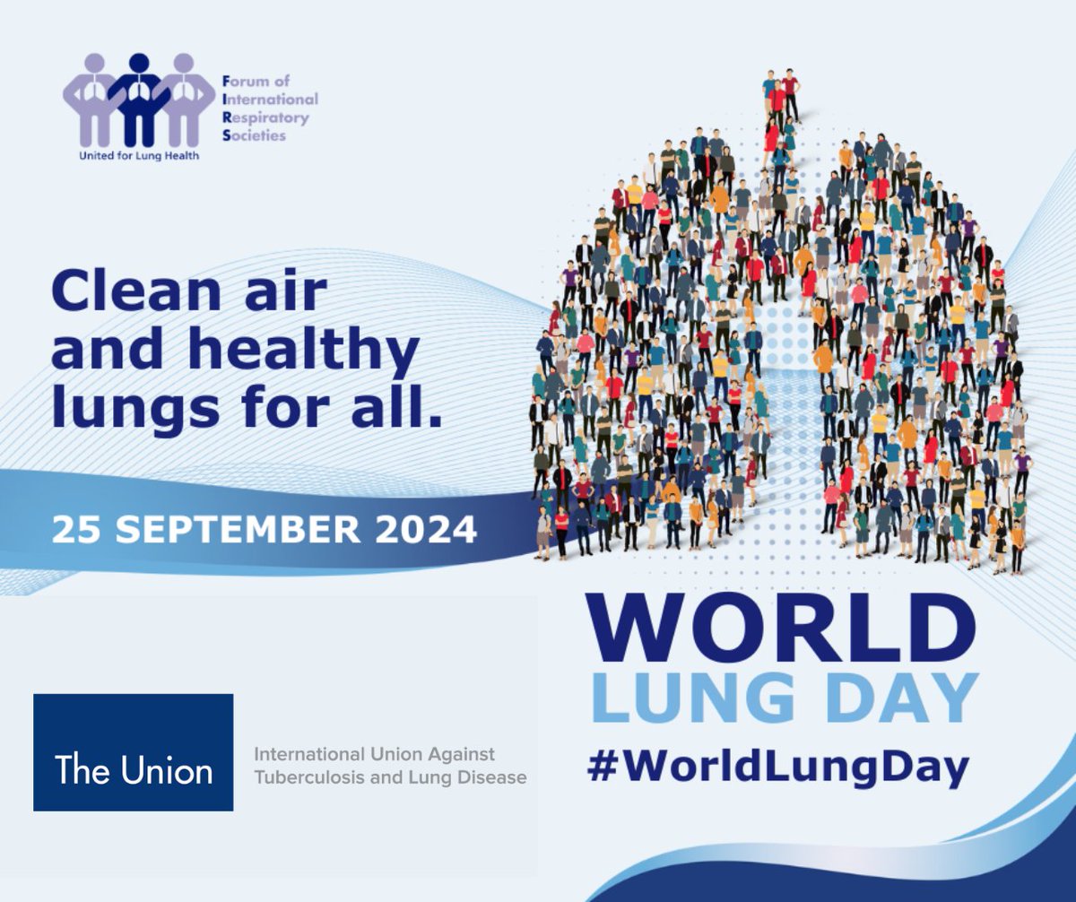 🌍Today is #WorldLungDay 🫁! 

We remain committed to improving #LungHealth through #Institutional &amp; #HealthSystem Strengthening, #CapacityBuilding, #Innovation, #Research, #Advocacy &amp; #Collaboration.

We are here to join the movement &amp; reaffirm our commitment this #WorldLungDay!